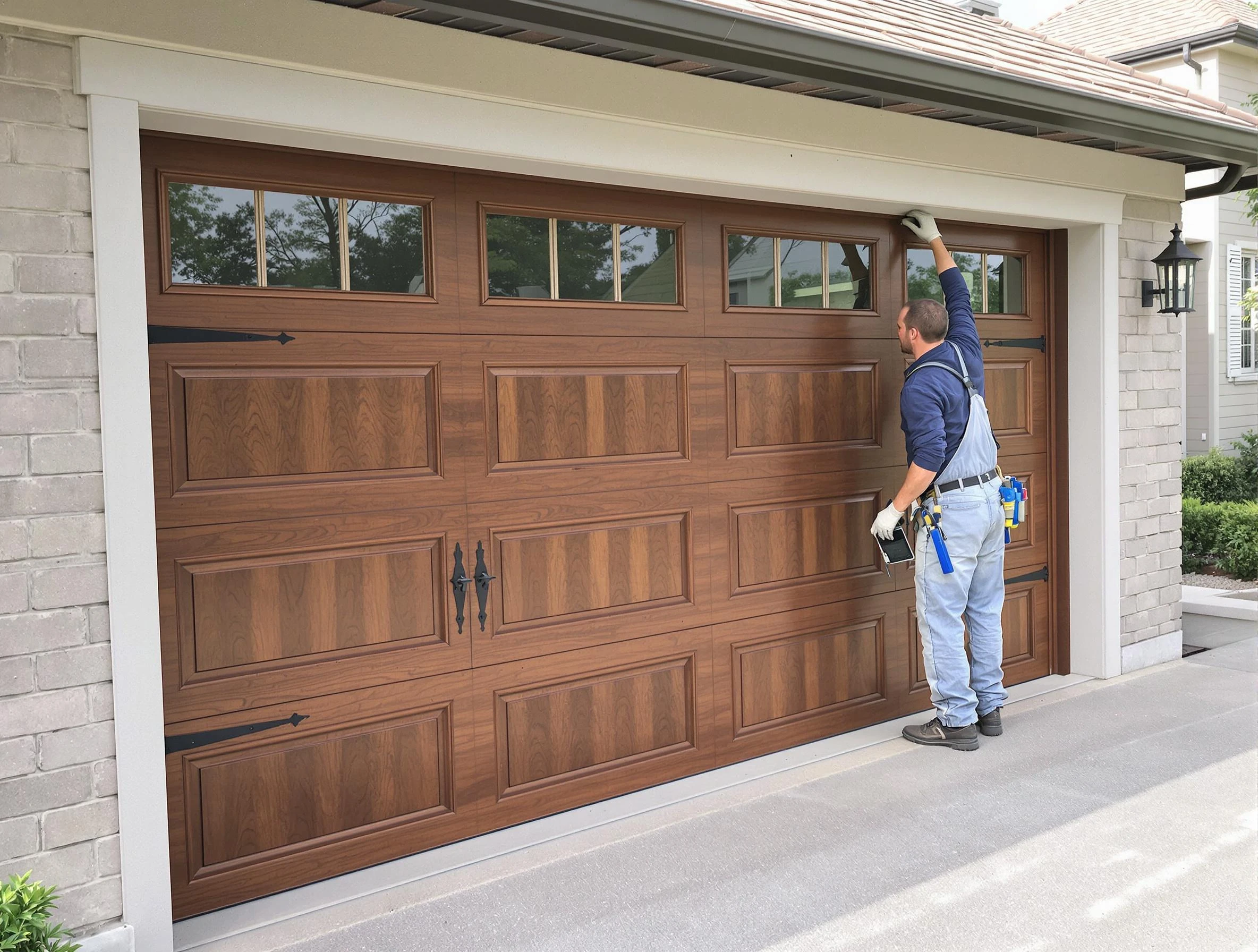 Custom garage door showcase by Calabasas Garage Door Repair in Calabasas