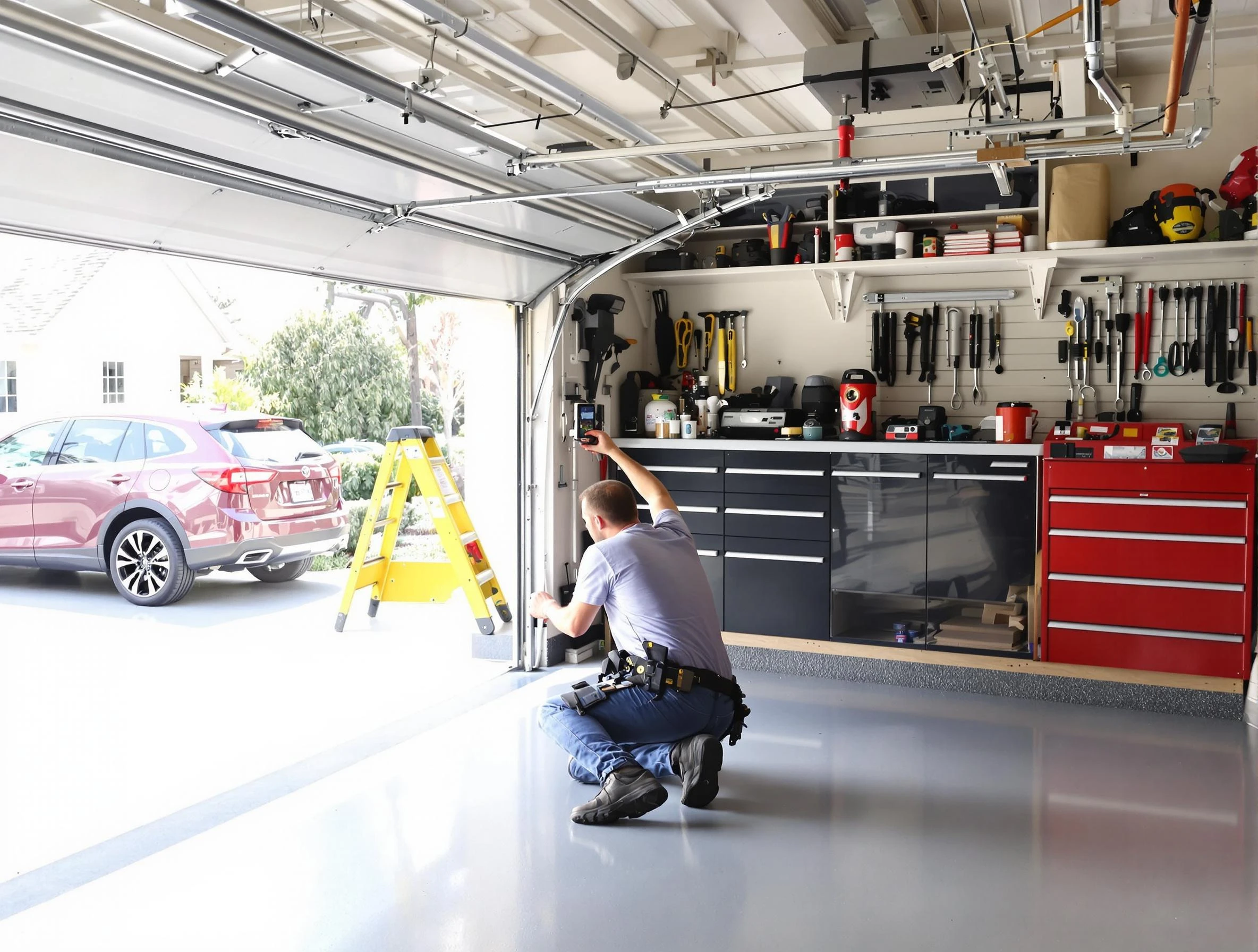 Local garage door repair service by Calabasas Garage Door Repair in Calabasas