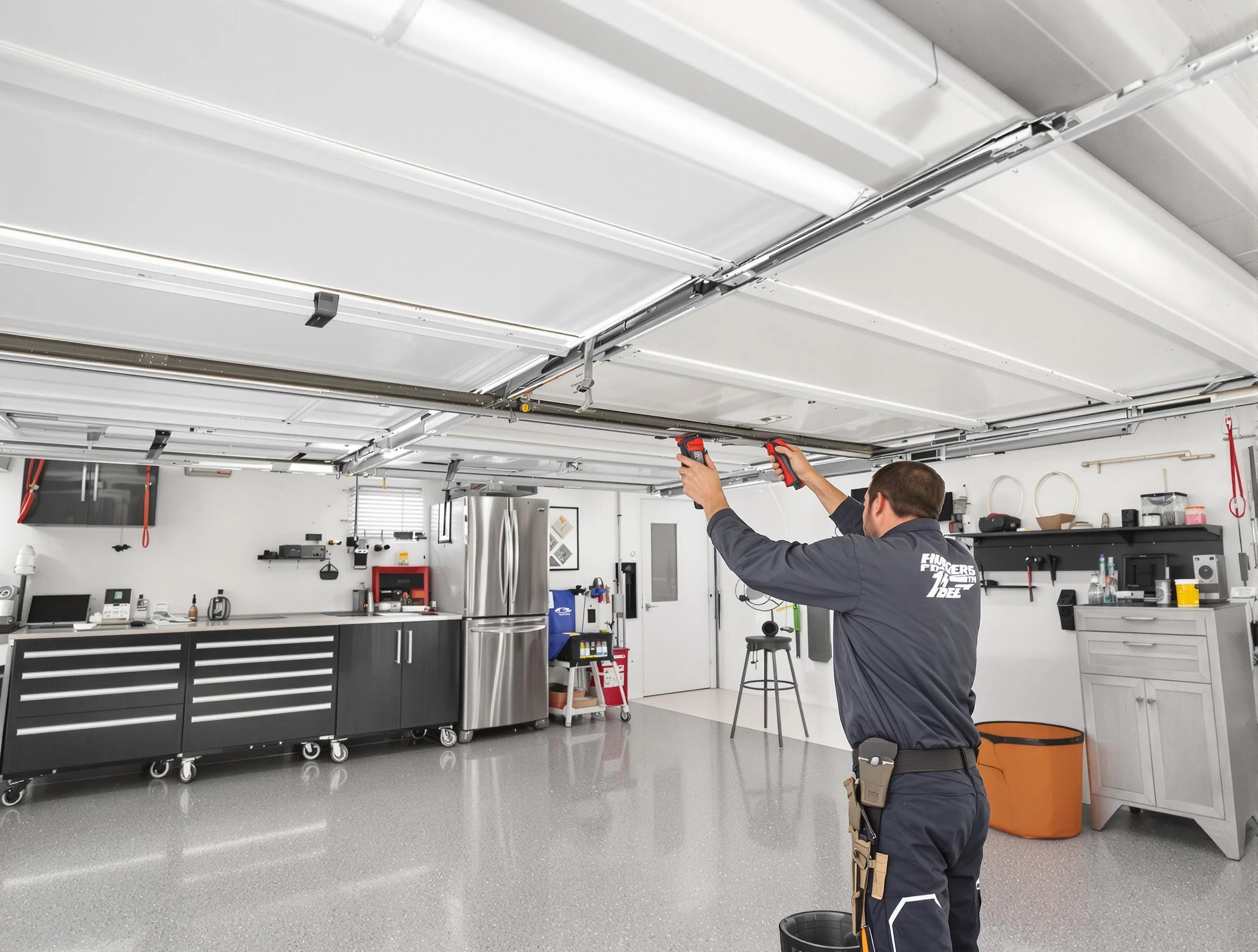 Overhead garage door repair service by Calabasas Garage Door Repair in Calabasas