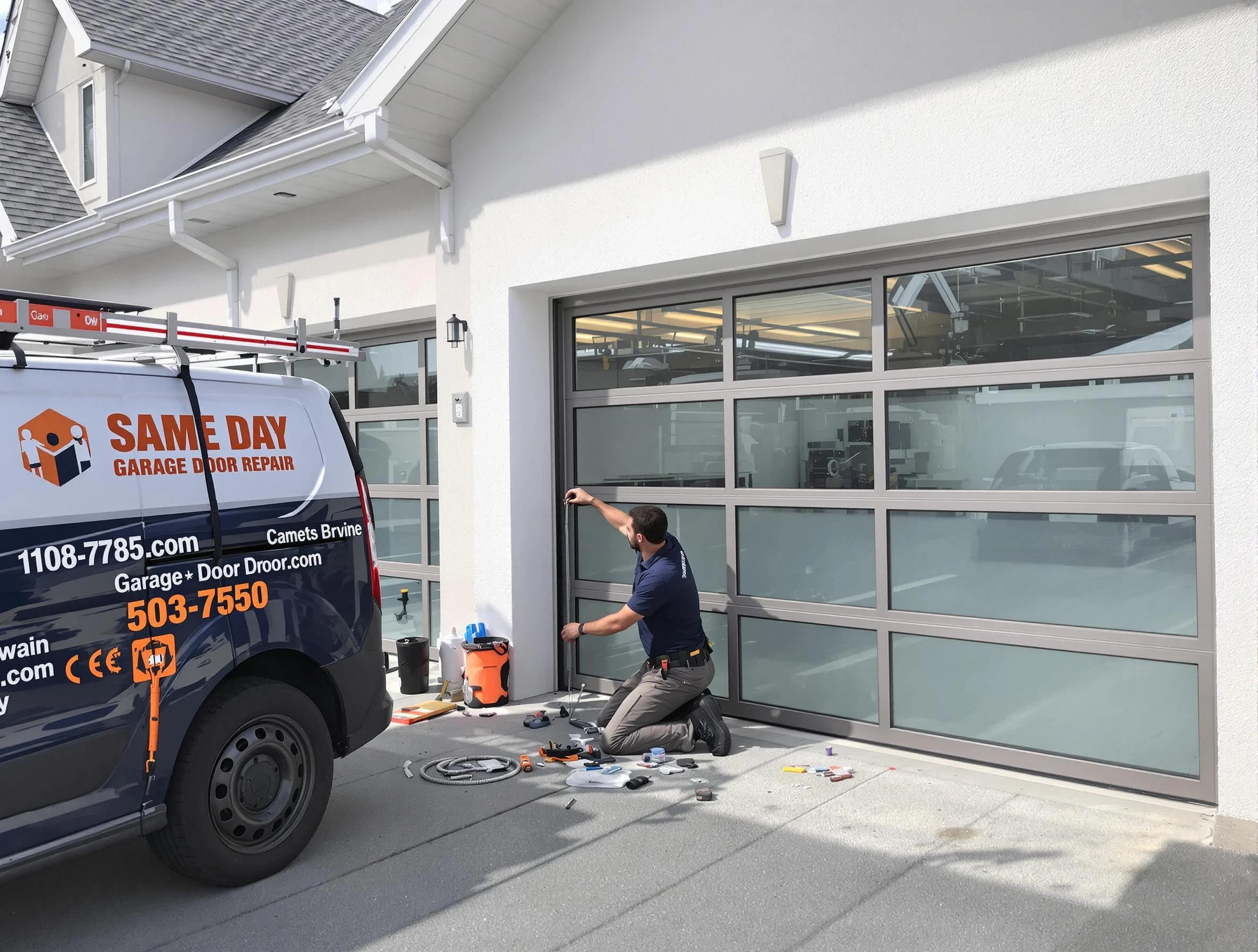 Same-day garage door repair service by Calabasas Garage Door Repair in Calabasas